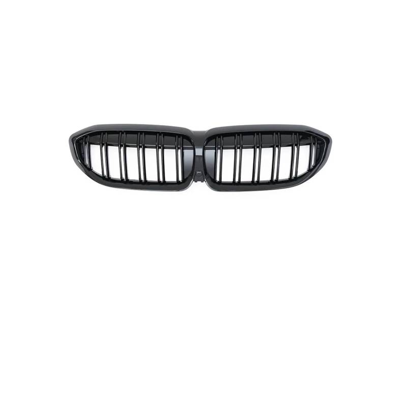 Haubengrill Für 3Serie G20 G21 2019-2022 318i 320i 320d 330i 340i 340d Auto-Front-Kühlergitter-Kühlergrill Nierengrill Vorne Haube Kühlergrill(Glossy Black 2 Line) von DPEDFVXVMR