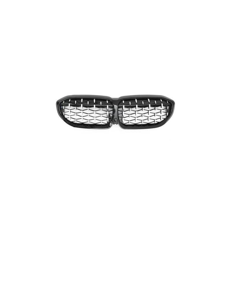 Haubengrill Für 3er-Serie G20 G21 G28 2019 2020 Auto Frontstoßstange Haube Nierengrill Black Diamond Meteor Style Vorne Haube Kühlergrill(Diamond Silvery) von DPEDFVXVMR