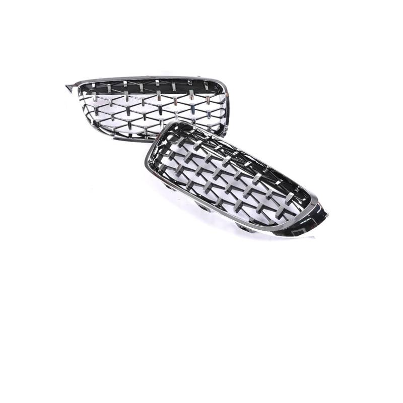 Haubengrill Für 4 Series F32 F33 F36 F80 F82 2013-2020 Auto Vorderen Stoßfänger Nieren Glanz Schwarz Racing Grill Vorne Haube Kühlergrill(Diamond All Sliver) von DPEDFVXVMR