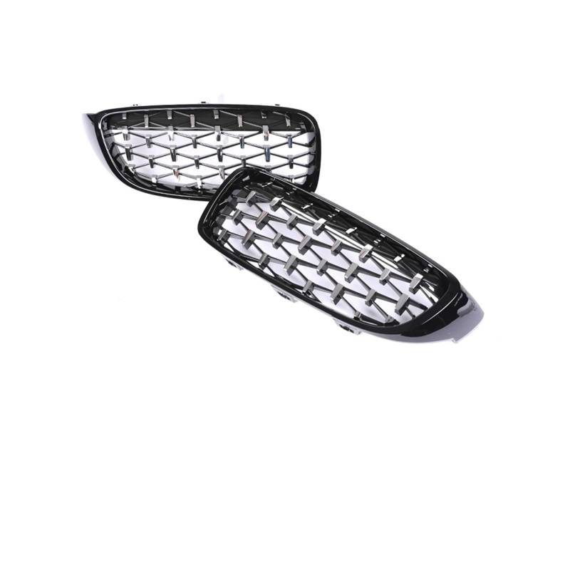 Haubengrill Für 4 Series F32 F33 F36 F80 F82 2013-2020 Auto Vorderen Stoßfänger Nieren Glanz Schwarz Racing Grill Vorne Haube Kühlergrill(Diamond Black Sliver) von DPEDFVXVMR