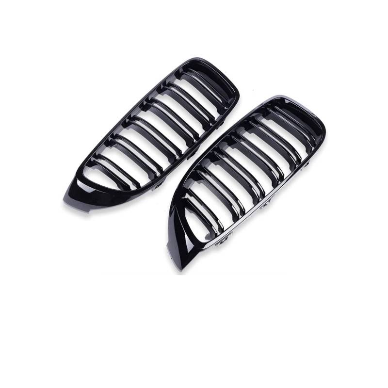 Haubengrill Für 4 Series F32 F33 F36 F80 F82 2013-2020 Auto Vorderen Stoßfänger Nieren Glanz Schwarz Racing Grill Vorne Haube Kühlergrill(Dual Gloss Black) von DPEDFVXVMR