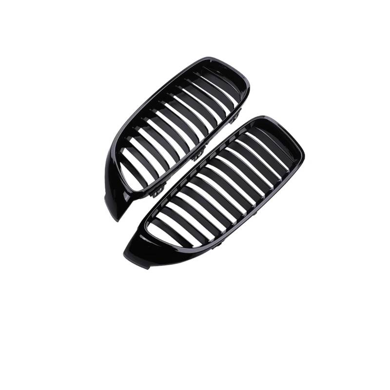 Haubengrill Für 4 Series F32 F33 F36 F80 F82 2013-2020 Auto Vorderen Stoßfänger Nieren Glanz Schwarz Racing Grill Vorne Haube Kühlergrill(Single 11 Black) von DPEDFVXVMR