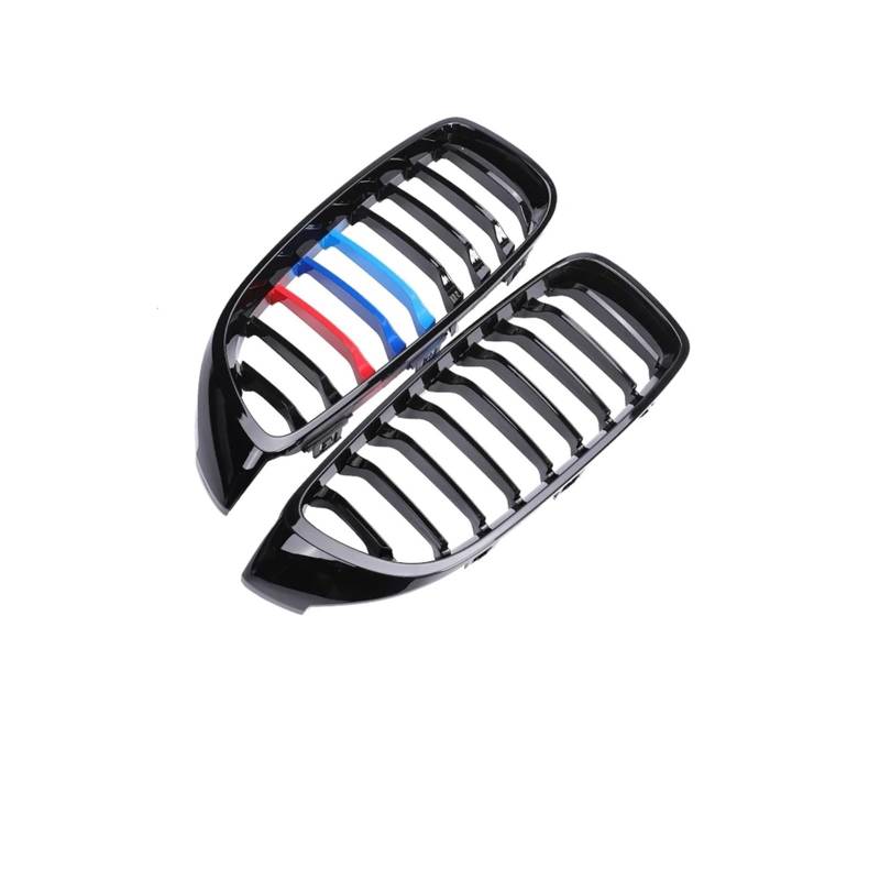 Haubengrill Für 4 Series F32 F33 F36 F80 F82 2013-2020 Auto Vorderen Stoßfänger Nieren Glanz Schwarz Racing Grill Vorne Haube Kühlergrill(Single 9 m Color) von DPEDFVXVMR