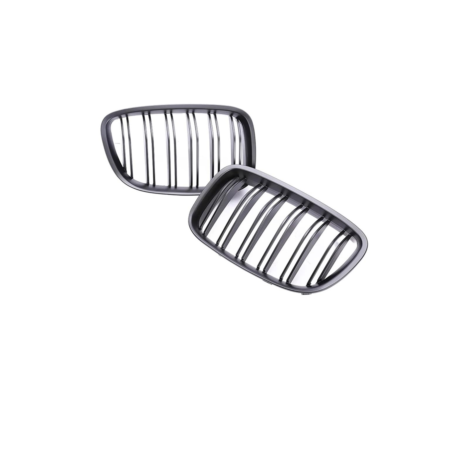 Haubengrill Für 5 Series Für GT F07 2010-2016 Frontstoßstange Nierengrills Doppellamellen-Kohlefasergrill Vorne Haube Kühlergrill(Dual Matte Black) von DPEDFVXVMR