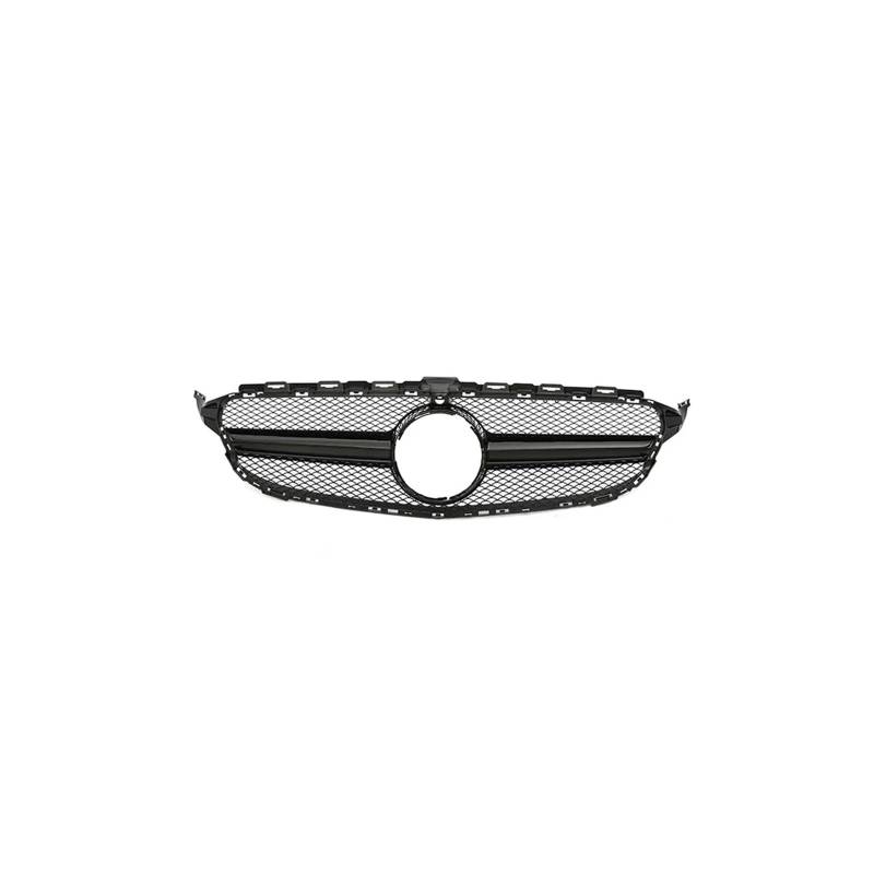 Haubengrill Für C Für Klasse W205 C180 C200 C300 C350 2014-2021 Kühlergrill ABS Schwarz Ohne/mit Kameraloch Vorne Haube Kühlergrill(14-18 B with) von DPEDFVXVMR