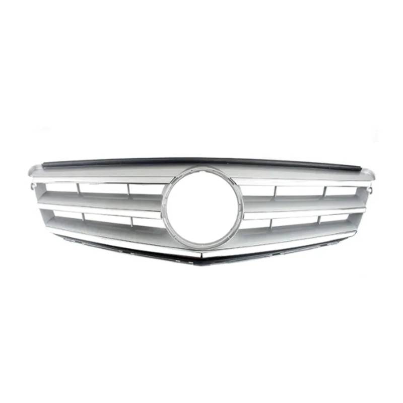 Haubengrill Für C-Klasse W204 C180 C200 C300 C350 2008-2014 Auto Front Hood Grill Vorne Haube Kühlergrill(Silver) von DPEDFVXVMR
