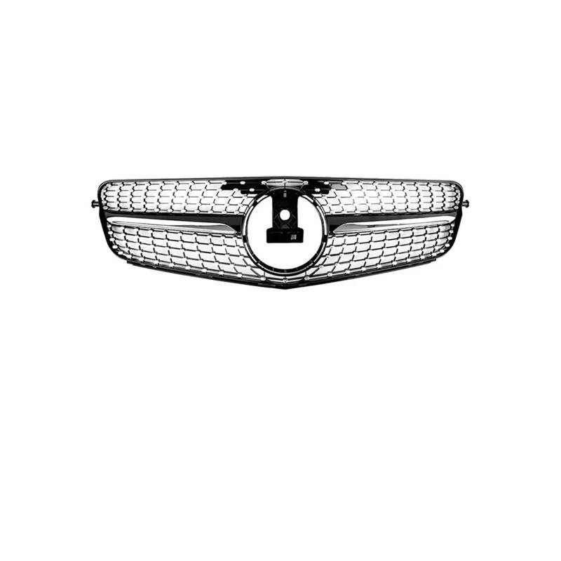 Haubengrill Für C-Klasse W204 C180 C250 C350 2008-2014 Auto Frontstoßstange Kühlergrill Kühlergrill Glänzend Schwarz Vorne Haube Kühlergrill(Diamonds Black) von DPEDFVXVMR