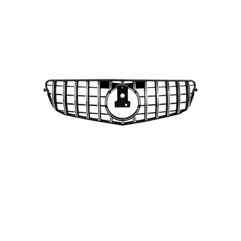 Haubengrill Für C-Klasse W204 C180 C250 C350 2008-2014 Auto Frontstoßstange Kühlergrill Kühlergrill Glänzend Schwarz Vorne Haube Kühlergrill(G Silver) von DPEDFVXVMR