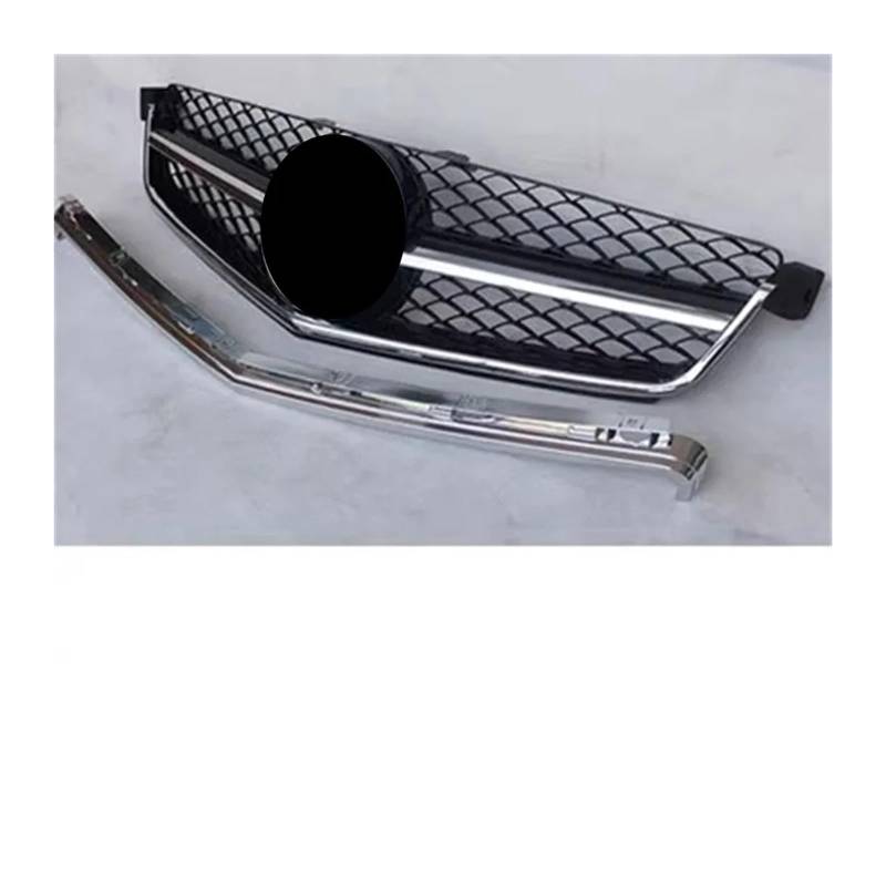 Haubengrill Für C-Klasse W204 C63 2007-2013 Auto Frontstoßstange Kühlergrill Racing Grill Vorne Haube Kühlergrill(07-11 A) von DPEDFVXVMR