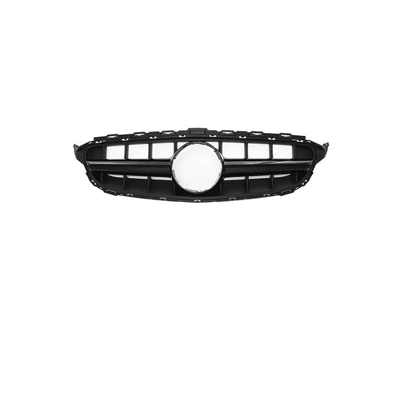 Haubengrill Für C-Klasse W205 C180 C200 C250 C300 2015 2016 2017 2018 Frontstoßstangengrill Chrom Schwarz Vorne Haube Kühlergrill(C6-Glossy Black) von DPEDFVXVMR