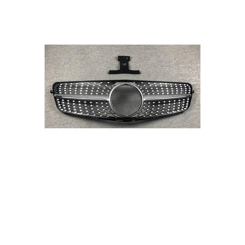 Haubengrill Für C W204 C43 C180 C200 C250 C300 2007-2014 Auto Front Stoßstange Kühlergrill Haube Grill Vorne Haube Kühlergrill(Diamond Silvery) von DPEDFVXVMR