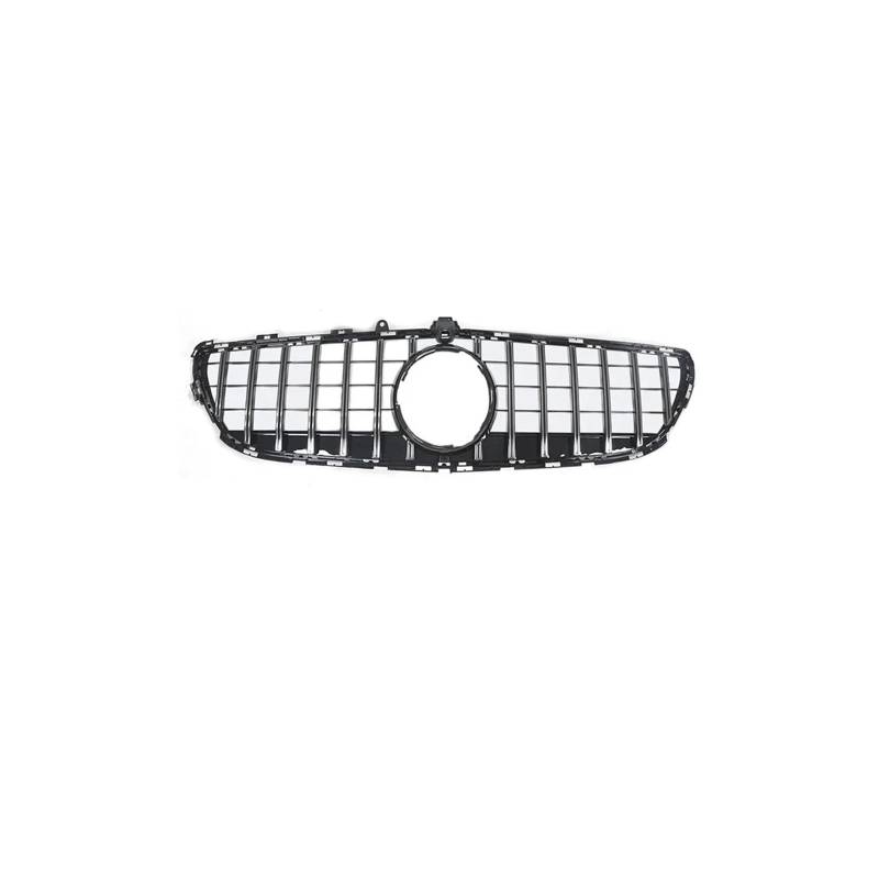 Haubengrill Für CLS W218 2011-2018 Auto Vorderen Stoßfänger Diamant Racing Grill Vorne Haube Kühlergrill(Chrome with 14-18) von DPEDFVXVMR