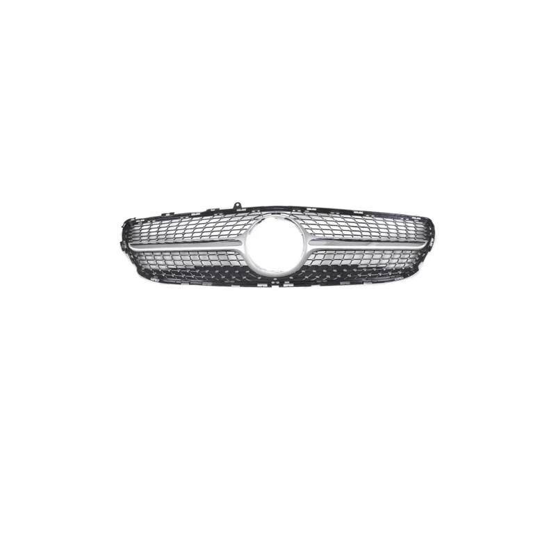 Haubengrill Für CLS W218 2011-2018 Auto Vorderen Stoßfänger Diamant Racing Grill Vorne Haube Kühlergrill(Dia Chrome WO 14-18) von DPEDFVXVMR