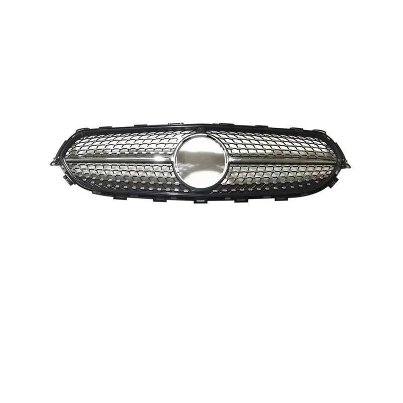 Haubengrill Für E Für Klasse W213 2021-2023 Auto Frontgrill Stoßstange Grill Einlass Vorne Haube Kühlergrill(Diamond Silvery) von DPEDFVXVMR