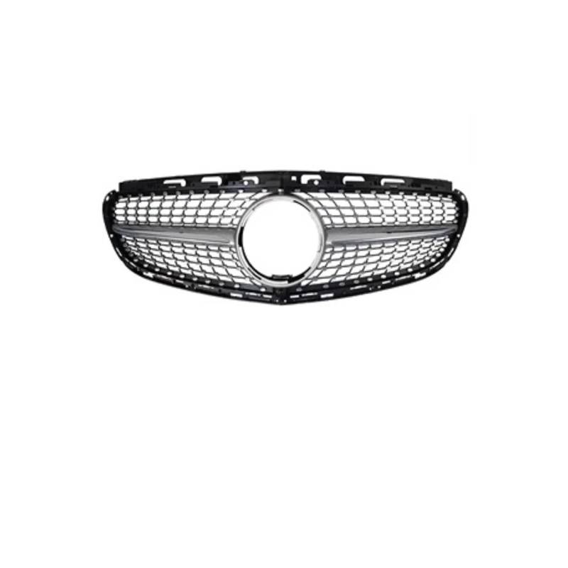 Haubengrill Für E-Klasse W212 2009-2015 Auto Front Einlass Gitter Kühlergrill Diamant Styling Vorne Haube Kühlergrill(Silver2) von DPEDFVXVMR