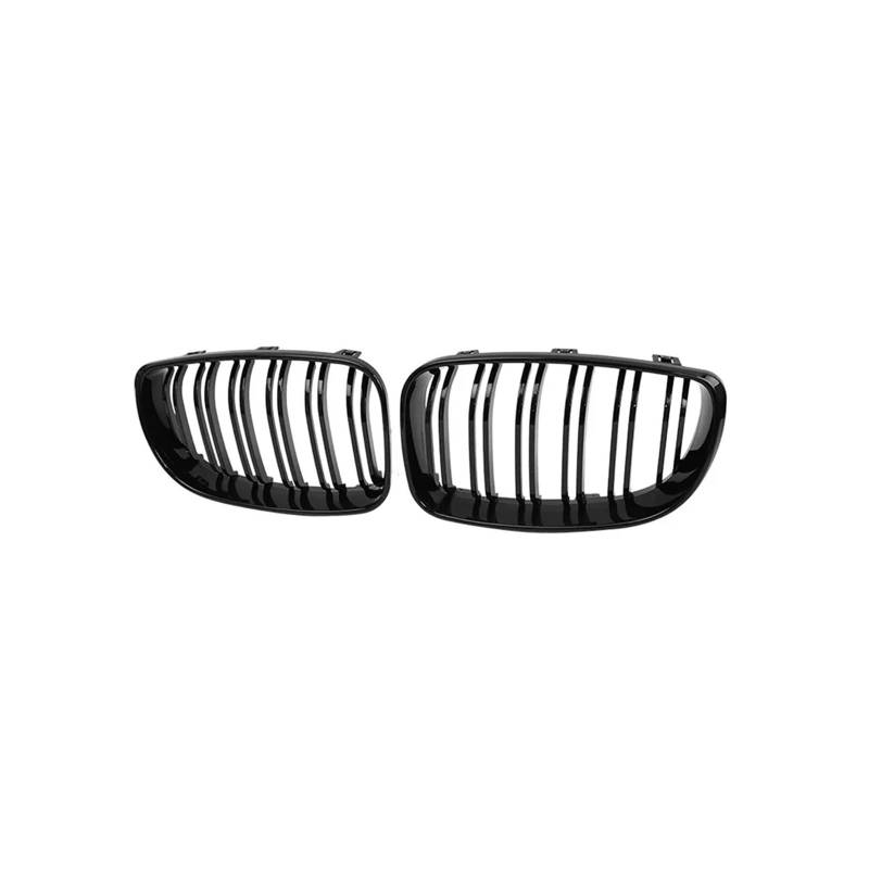 Haubengrill Für E81 E87 E82 E88 128I 130I 135I 2007-2011 Auto Vorderen Stoßfänger Nierengrill Glanz Schwarz Dual Lamellen Grill Vorne Haube Kühlergrill von DPEDFVXVMR