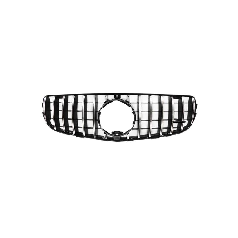 Haubengrill Für GLC W253 X253 C253 2016 2017 2018 2019 Auto Vorderen Stoßfänger Kühlergrill Vorne Haube Kühlergrill(Silver) von DPEDFVXVMR