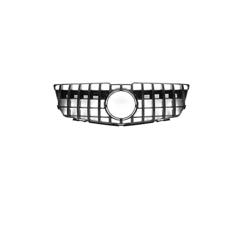 Haubengrill Für GLK Für Klasse X204 GLK250 GLK300 GLK350 2013-2015 Black Diamonds Style Oberer Kühlergrill Renngitter Vorne Haube Kühlergrill(Chrome Black) von DPEDFVXVMR