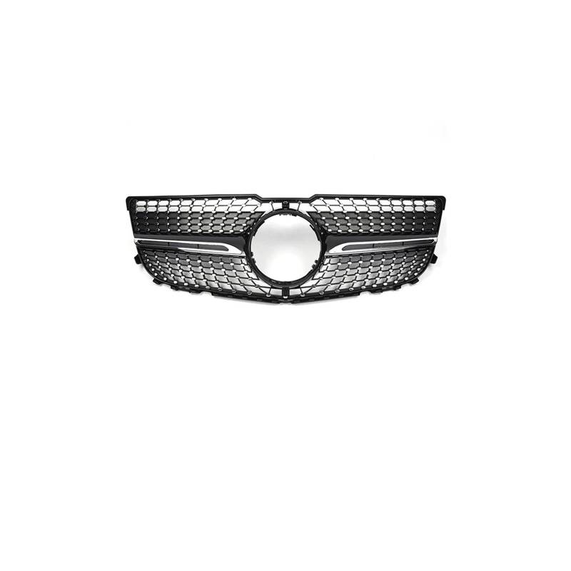 Haubengrill Für GLK Für Klasse X204 GLK250 GLK300 GLK350 2013-2015 Black Diamonds Style Oberer Kühlergrill Renngitter Vorne Haube Kühlergrill(Diamond-Chrome Black) von DPEDFVXVMR