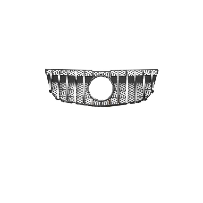 Haubengrill Für GLK Für Klasse X204 GLK250 GLK300 GLK350 2013-2015 Black Diamonds Style Oberer Kühlergrill Renngitter Vorne Haube Kühlergrill(Silver WNet) von DPEDFVXVMR