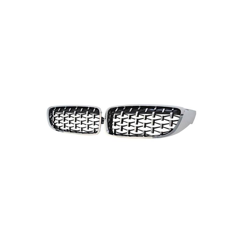 Haubengrill Für M3 Für M4 F32 F33 F36 F80 F82 2012-2018 Auto Frontstoßstangengrill Autogrills Renngrill Vorne Haube Kühlergrill(Silver) von DPEDFVXVMR