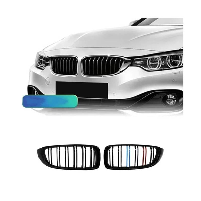 Haubengrill Für M3 Für M4 F32 F33 F36 F80 F82 2012-2018 Auto Frontstoßstangengrill Renngrill Glänzend Schwarz Vorne Haube Kühlergrill(3 Colour) von DPEDFVXVMR