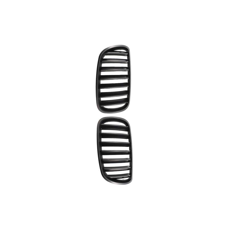 Haubengrill Für X3 E83 2007 2008 2009 2010 Auto Vorderen Stoßfänger Nierengrill Glänzend Schwarz Racing Grills Vorne Haube Kühlergrill(Matte Black) von DPEDFVXVMR
