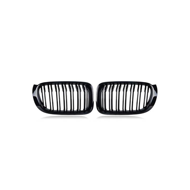 Haubengrill Für X3 Für X4 F25 F26 2010-2017 Diamond Style Rennwagen Kühlergrill Haube Vorne Haube Kühlergrill(A Gloss Black) von DPEDFVXVMR