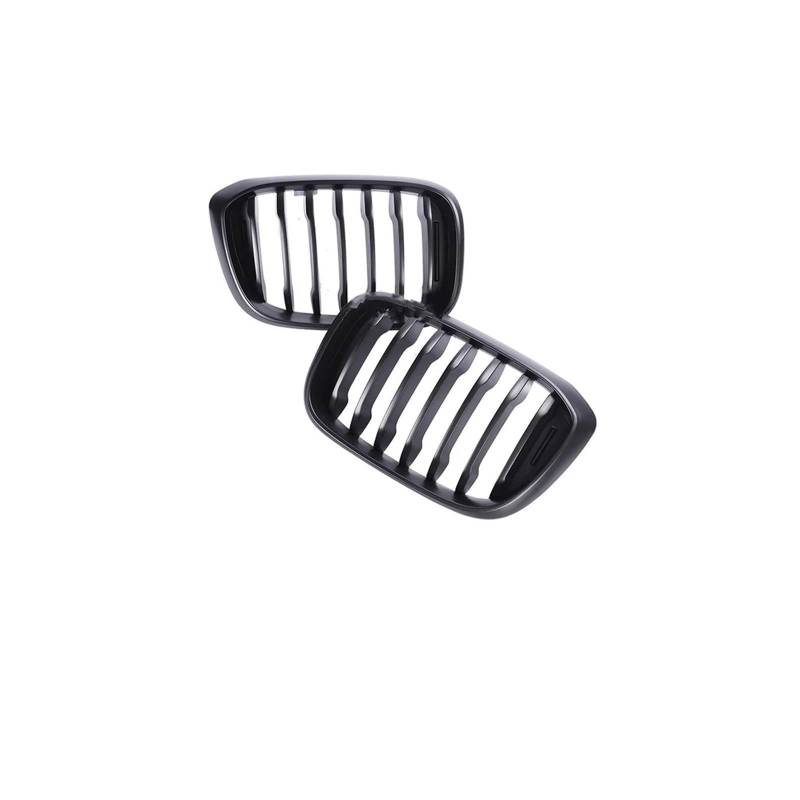 Haubengrill Für X3 Für X4 G01 G02 2019 2020 2021 2022 Auto Vorderen Stoßfänger Niereneinsatz Grills Abdeckung Carbon Grille Vorne Haube Kühlergrill(Single Matte Black) von DPEDFVXVMR
