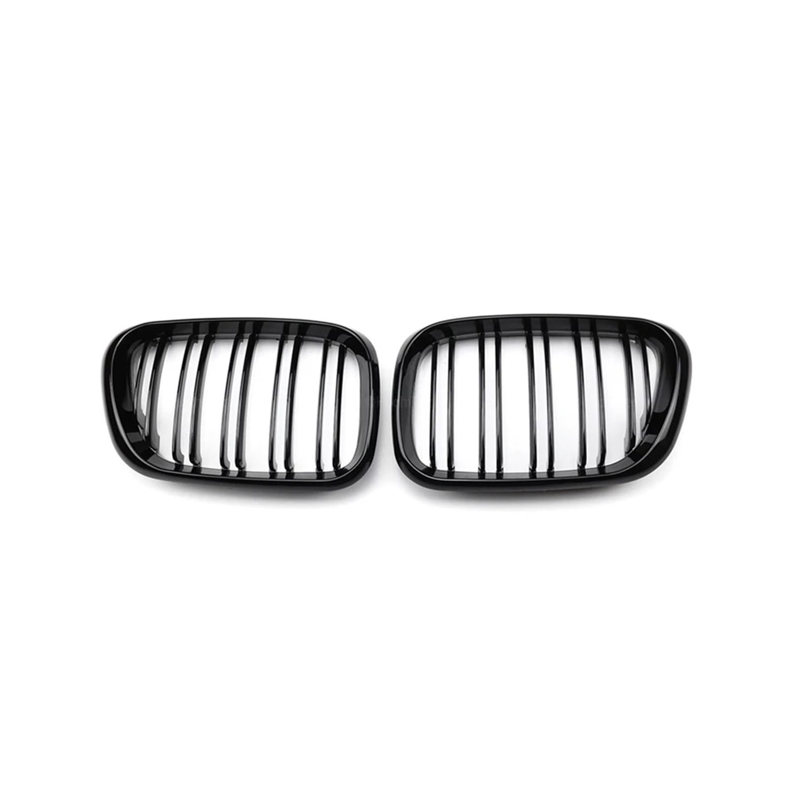 Haubengrill Für X5 E53 1999-2003 Auto Front Hood Niere Kühlergrill Stoßstange Schwarz Form Grill Vorne Haube Kühlergrill(All Black) von DPEDFVXVMR