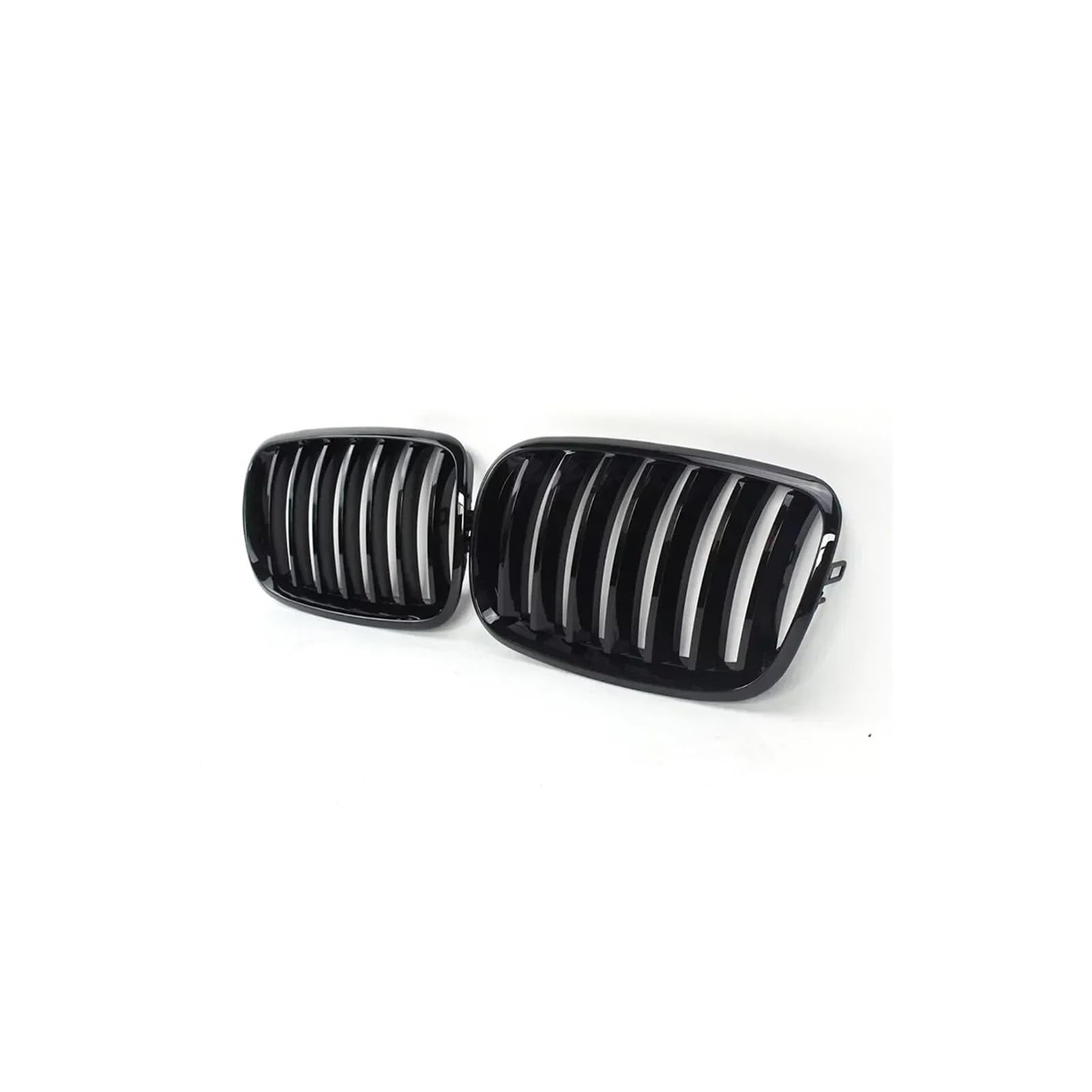Haubengrill Für X5 E70 Für X6 E71 2007-2013 Auto Front Nierengitter Grill Einzellamellen-Stil Grill Vorne Haube Kühlergrill(Black) von DPEDFVXVMR