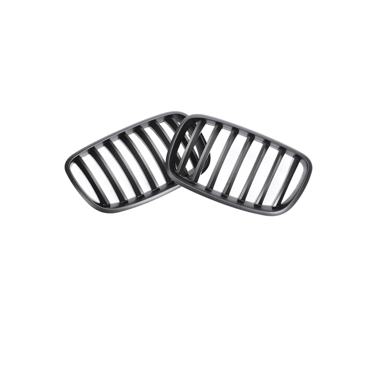 Haubengrill Für X5 Für X6 35d 30i 50i E70 E71 2007-2013 Front Niere Carbon Kühlergrill Kühler Racing Grill Vorne Haube Kühlergrill(Single Matte Black) von DPEDFVXVMR
