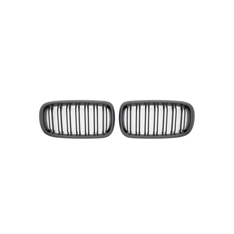 Haubengrill Für X5 Für X6 F15 F16 2014-2018 Auto Vorderen Stoßfänger Nieren Facelift Kühlergrills Vorne Haube Kühlergrill(Matte Black) von DPEDFVXVMR