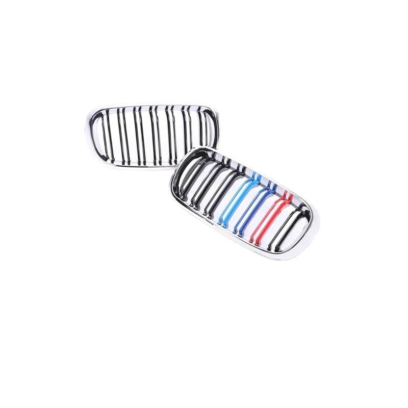 Haubengrill Für X5 Für X6 F15 F16 2014-2018 Auto Vorderen Stoßfänger Nieren Kühlergrills Vorne Haube Kühlergrill(Dual Chrome M) von DPEDFVXVMR