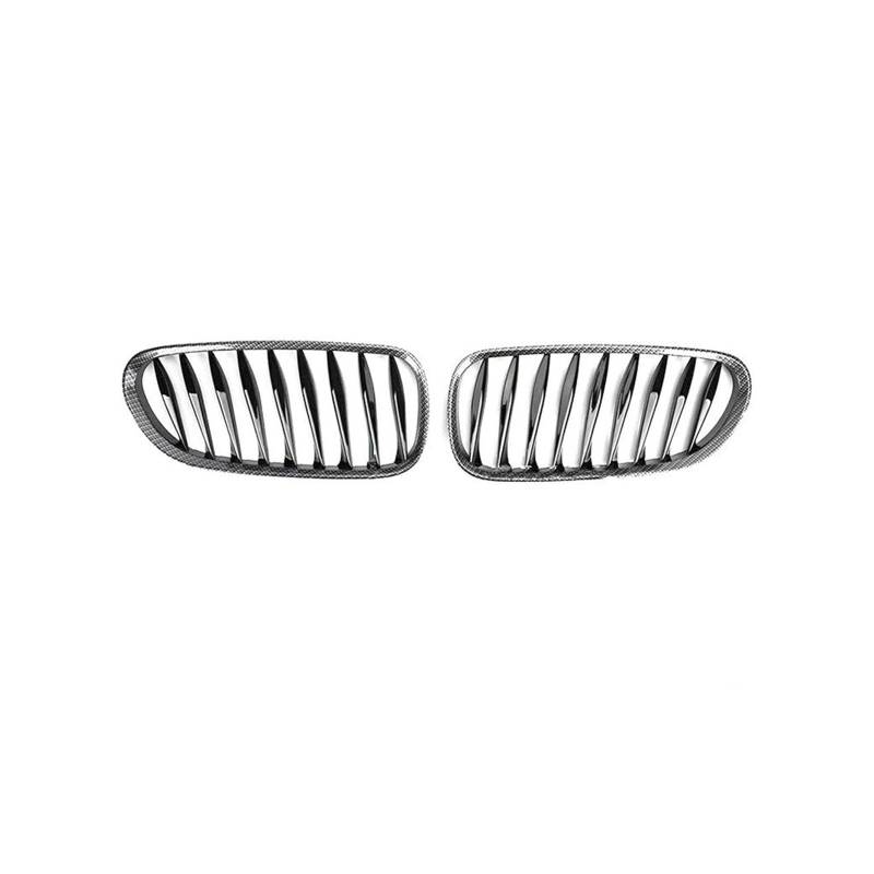 Haubengrill Für Z4 E85 2003-2008 Jahr Front Kühlergrill Schwarz Motor Kühlung Grill Chrom Stoßstange Niere Vorne Haube Kühlergrill(Carbon Pattern Black) von DPEDFVXVMR