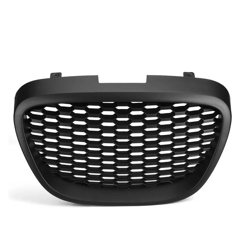 Racing Grill Für SEAT Für Leon MK2 1P1 2006-2009 Auto-Fronthaubengrill Schwarzer Front-Wabengrill Mesh-Sport-Renngrill Ohne Emblem Kühlergrill Vorne(Matte Black) von DPEDFVXVMR