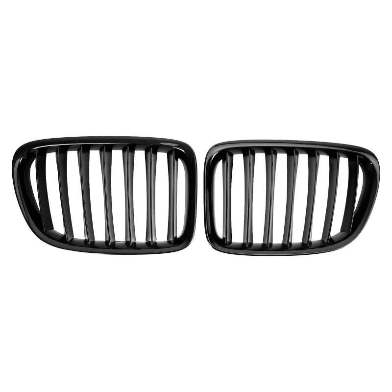 Racing Grill Für X1 E84 SUV 2009 2010 2011 2012 2013 2014 Autogrill Gloss Black Front Hood Nierengrill Zubehör Kühlergrill Vorne von DPEDFVXVMR