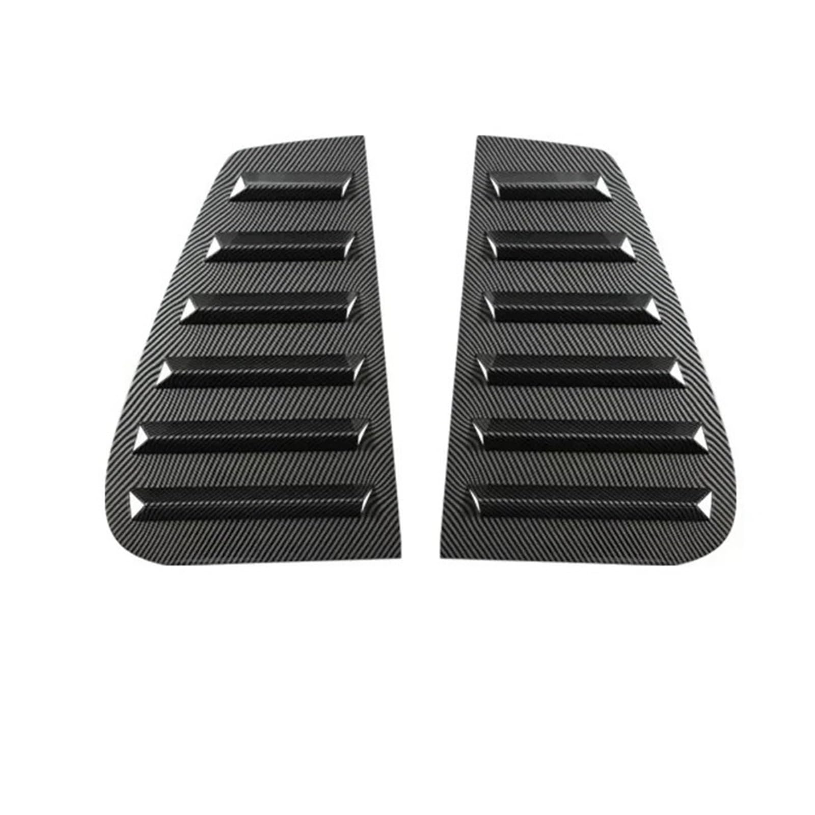 Spoiler Für Für Golf 4 MK4 1997-2006 Hinten Seite Blind Fenster Hinten Dreieck Fenster Spoiler Jalousie Shutter Abdeckung Dachspoiler(Carbon Look) von DPEDFVXVMR