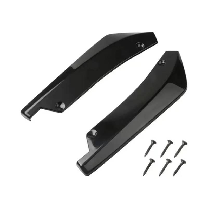 Spoiler Für Für Octavia Für RS Für Kodiaq Für Enyaq Für Superb 1 2 3 2-teiliger Heckspoilerlippen-Wickelwinkel-Diffusorsplitter Dachspoiler(Black) von DPEDFVXVMR