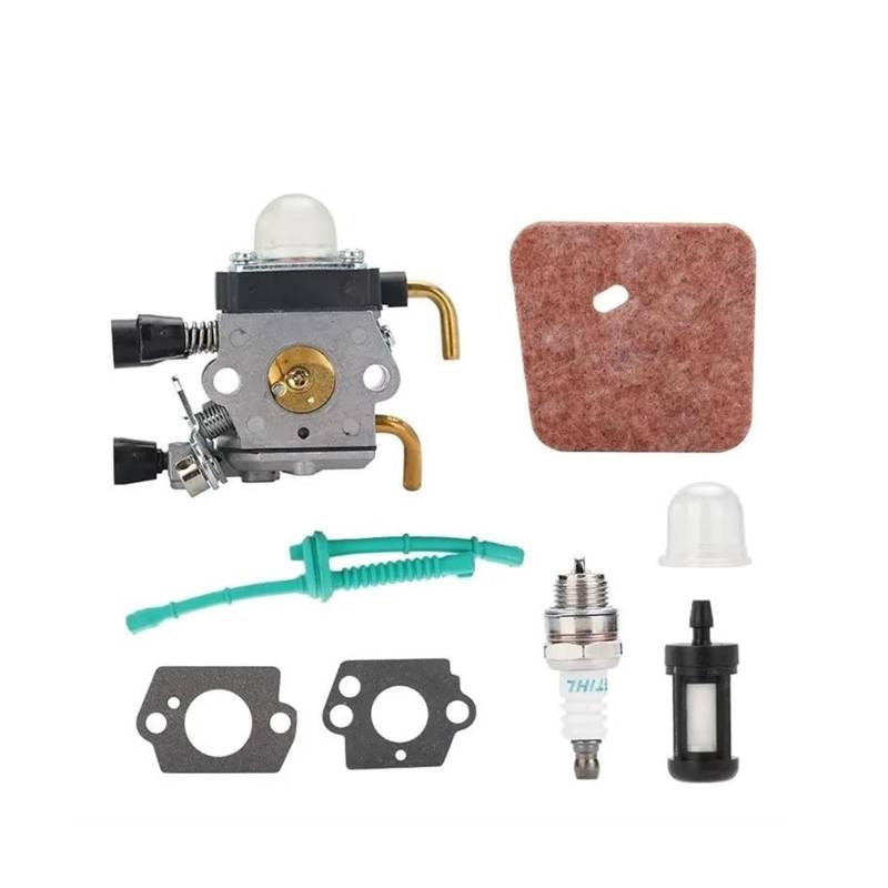 Vergaser Für CMCP Für Stihl FS55 FS55R FS55RC KM55 HL45KM55R FS38 Vergaser Kit Mit Luftfilter Linie Dichtung Carb Vergaser Kit(1 Set B) von DPEDFVXVMR