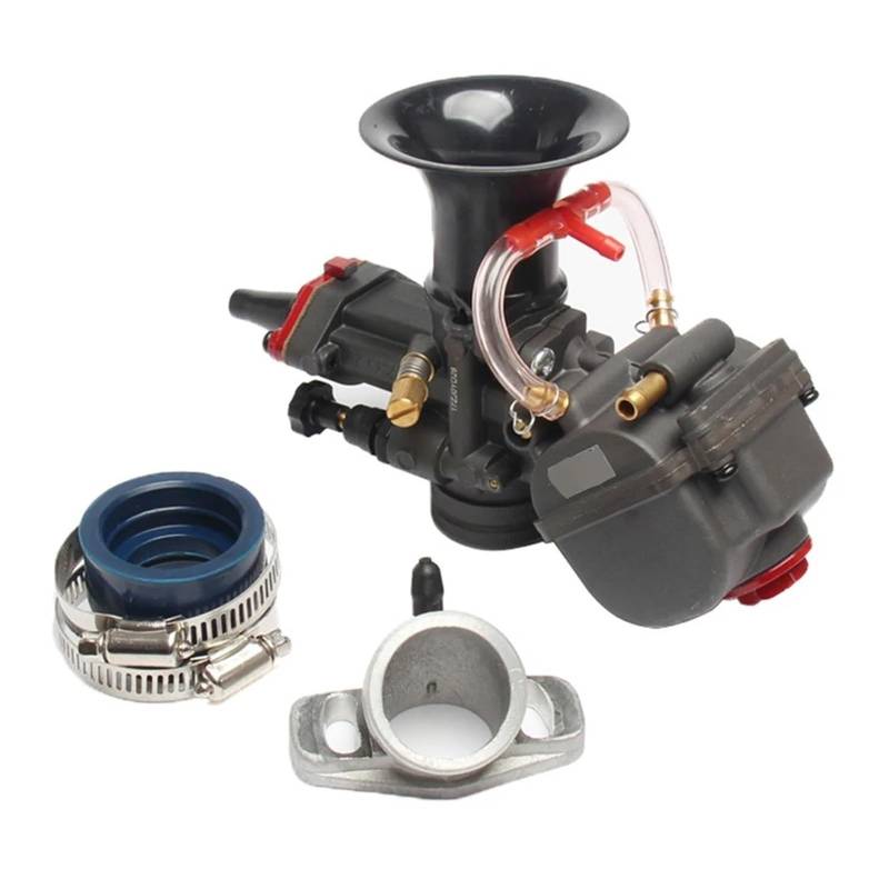 Vergaser Für Monkey Für YD-MJN28 YD28 YD30 Motorradvergaser Dual Stack Vergaser Kit ATV Quad Go Kart Vergaser Kit(28mm) von DPEDFVXVMR