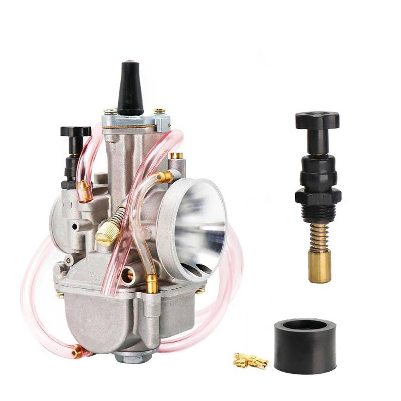 Vergaser Für PWK 21 24 26 28 30 32 34mm Motorrad Vergaser Racing ATV Dirt Bike Mit Ventil Control Schalter Vergaser Kit(C-32mm) von DPEDFVXVMR