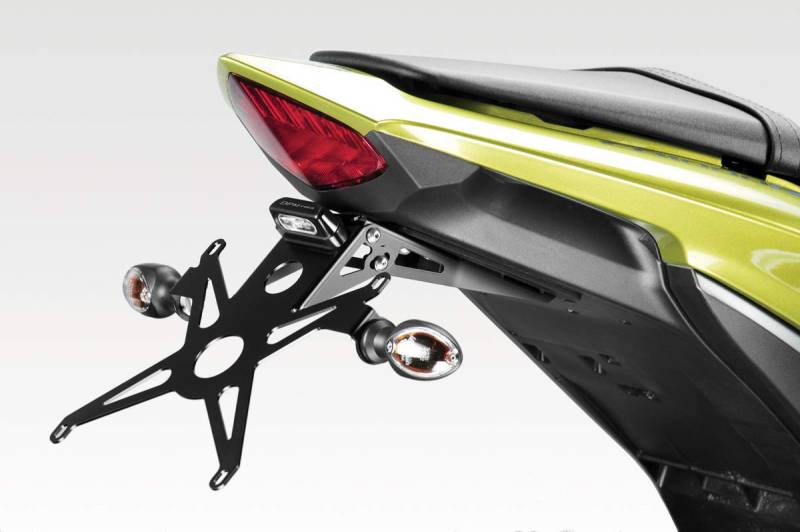 CB1000R 2009/16 - Kit Kennzeichenhalter (R-0650) - Einstellbare Nummernschild Halter - inkl. LED und Hardware-Bolzen - Motorradzubehör De Pretto Moto (DPM Race) - 100% Made in Italy von DPM race