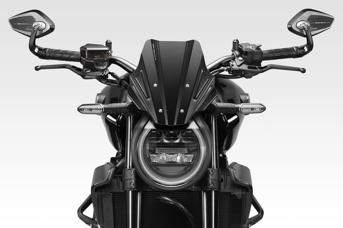 CB1000R 2021/23 - Windschutzscheibe 'Warrior' (R-0889) - Aluminium Windschild Windabweiser Scheibe - Hardware-Bolzen Enthalten - Motorradzubehör De Pretto Moto (DPM Race) - 100% Made in Italy von DPM race