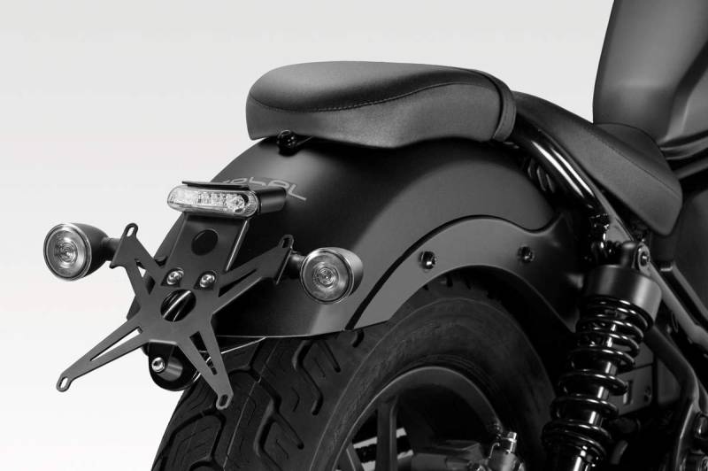 CMX500 Rebel 2020 - Kit Kennzeichenhalter (S-0830) - Nummernschild Halter - inkl. LED und Hardware-Bolzen - Motorradzubehör De Pretto Moto (DPM Race) - 100% Made in Italy von DPM race