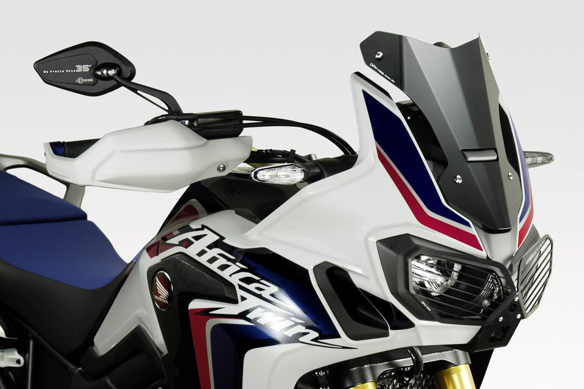 CRF 1000 Africa Twin 2016/19 - Windschutzscheibe 'Exential' (R-0855) - Aluminium Windschild Windabweiser Scheibe - Motorradzubehör De Pretto Moto (DPM Race) - 100% Made in Italy von DPM race