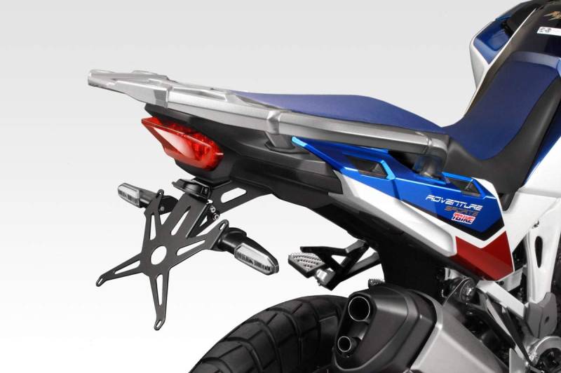 CRF1100 Africa Twin Adventure Sport & Standard 2020/25 - Kit International Kennzeichenhalter (R-01013) - Nummernschild Halter - Motorradzubehör De Pretto Moto (DPM Race) - 100% Made in Italy von DPM race