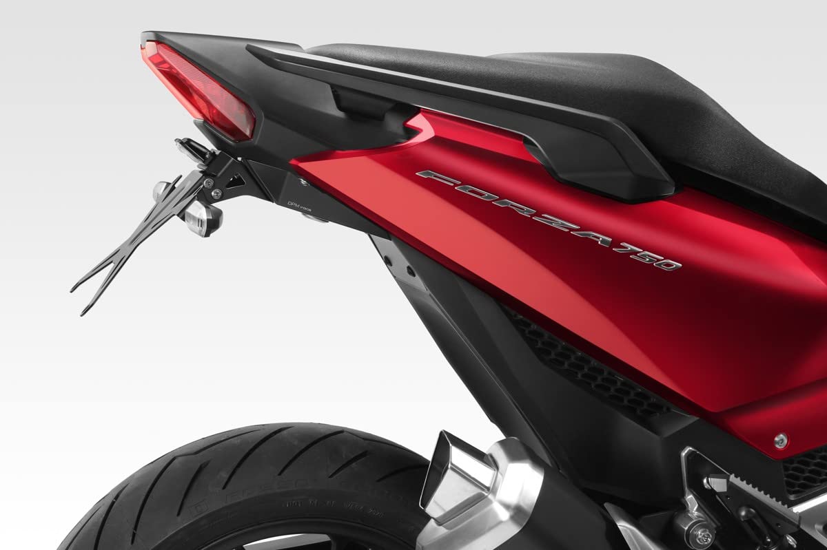 Forza 750 2021/25 - Kit Kennzeichenhalter 'SS' (R-01021) - Einstellbare Nummernschild Halter - inkl. Hardware-Bolzen - Motorradzubehör De Pretto Moto (DPM Race) - 100% Made in Italy von DPM race
