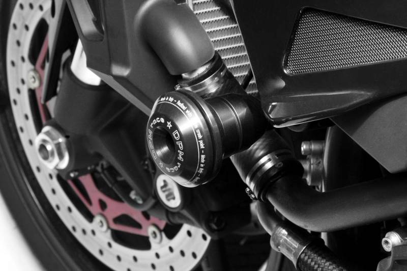 MT 10 2015/20 - Kit Sturzpads 'Warrior' (R-0763) - Aluminium Sturzschutz Rahmen Crash Sliders - inkl. Hardware-Bolzen - Motorradzubehör De Pretto Moto (DPM Race) - 100% Made in Italy von DPM race