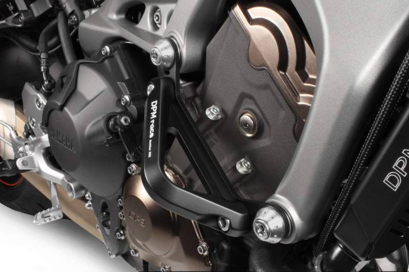 Tracer 900 2018/20 - Kit Motorschutz (R-0734) - Aluminium Sturzbügel Sturzschutz Sturzpad - Hardware-Bolzen Enthalten - Motorradzubehör De Pretto Moto (DPM Race) - 100% Made in Italy von DPM race